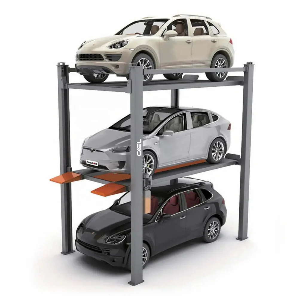 Three-Level Parking lift